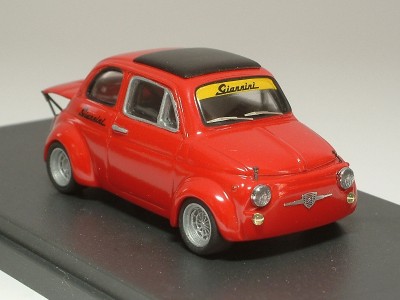 Fiat 500 Giannini 590 GT assetto corsa 1969 rosso - Standard Built 1:43